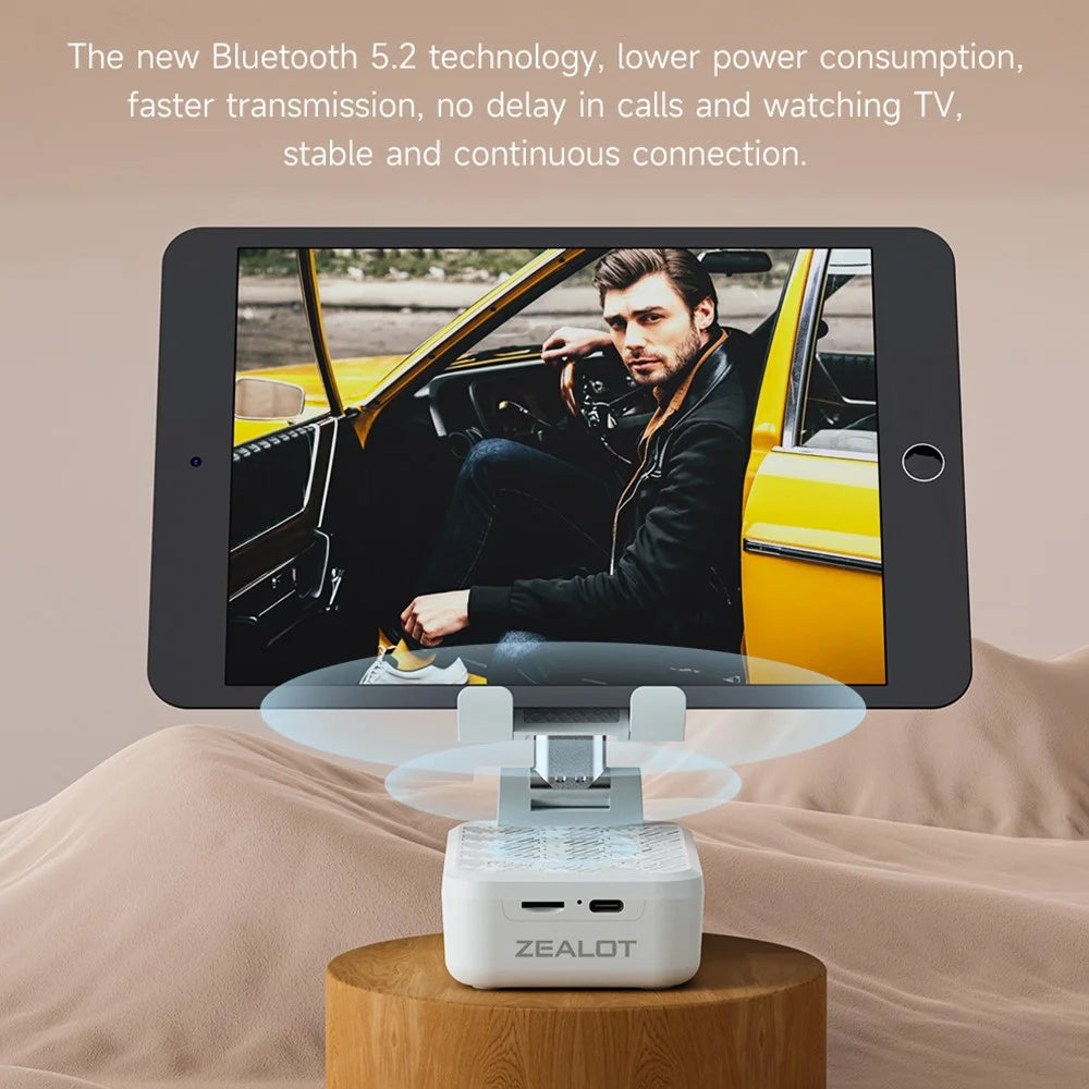ZEALOT Z7 2-in-1 Portable Bluetooth-compatible Speaker Mobile Phone Holder Folding Bracket, Support TF Card - 4