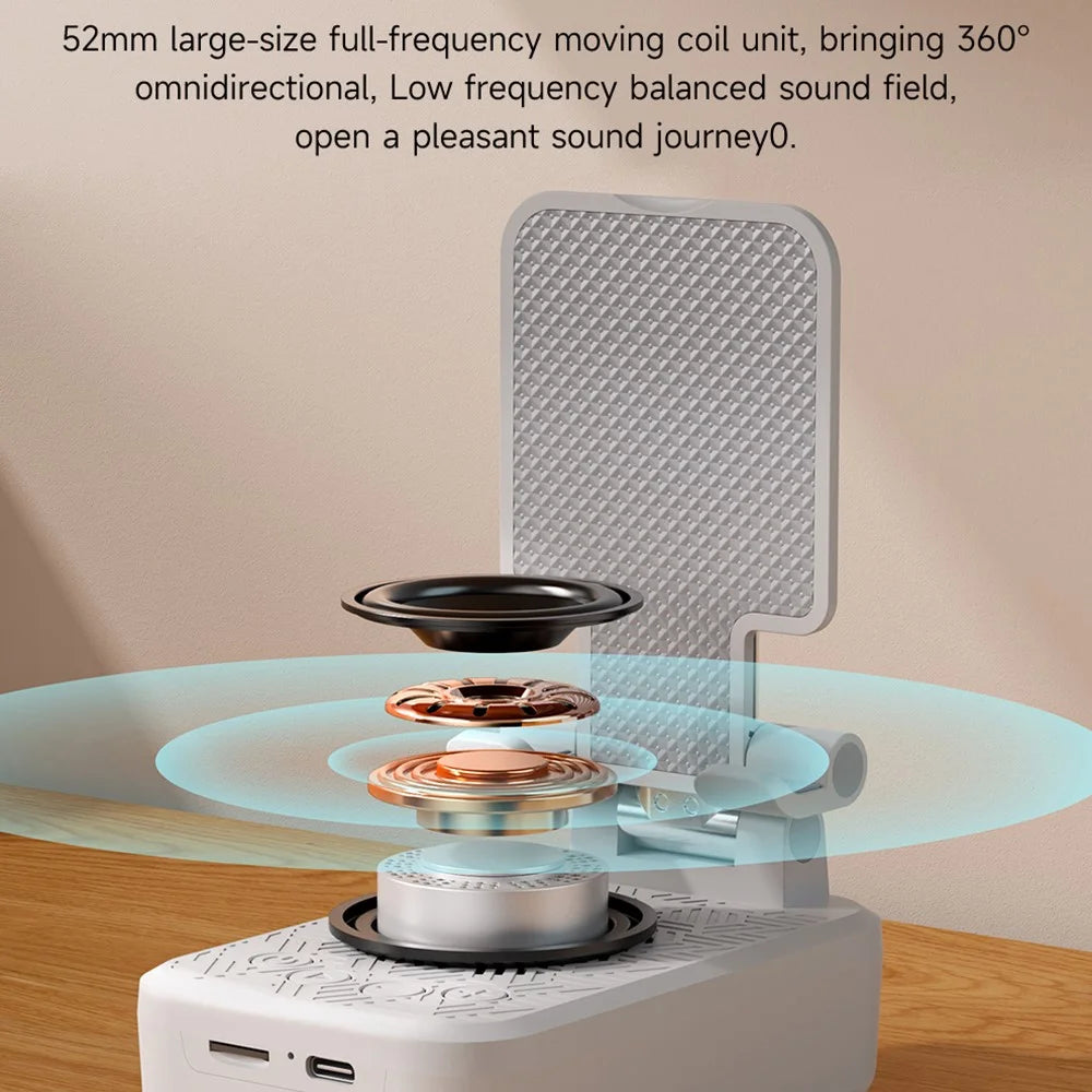 ZEALOT Z7 2-in-1 Portable Bluetooth-compatible Speaker Mobile Phone Holder Folding Bracket, Support TF Card - 5