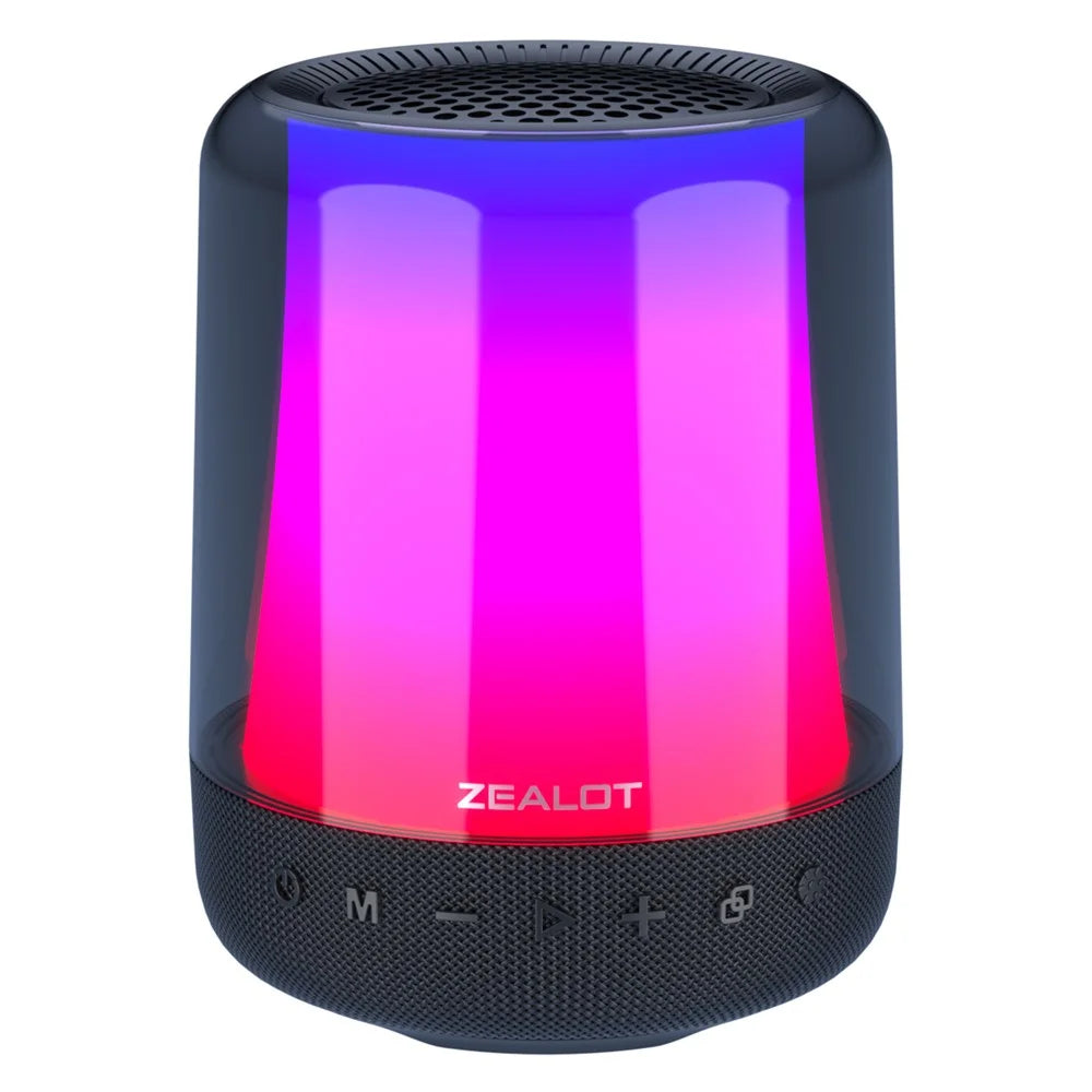 ZEALOT S66 Bluetooth-compatible 5.2 Wireless Speaker RGB Colorful Light HiFi Stereo Subwoofer - 1
