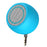 A5 Portable Stereo Mini Speaker 3.5 mm Audio Jack Wireless Plug-in Speaker for Phones Tablets Laptops - Blue - 2