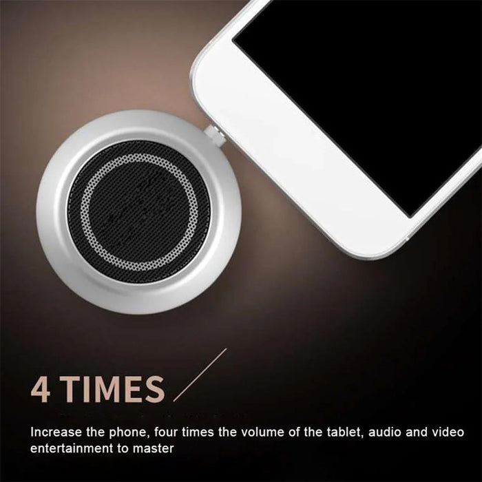 A5 Portable Stereo Mini Speaker 3.5 mm Audio Jack Wireless Plug-in Speaker for Phones Tablets Laptops - Blue - 3