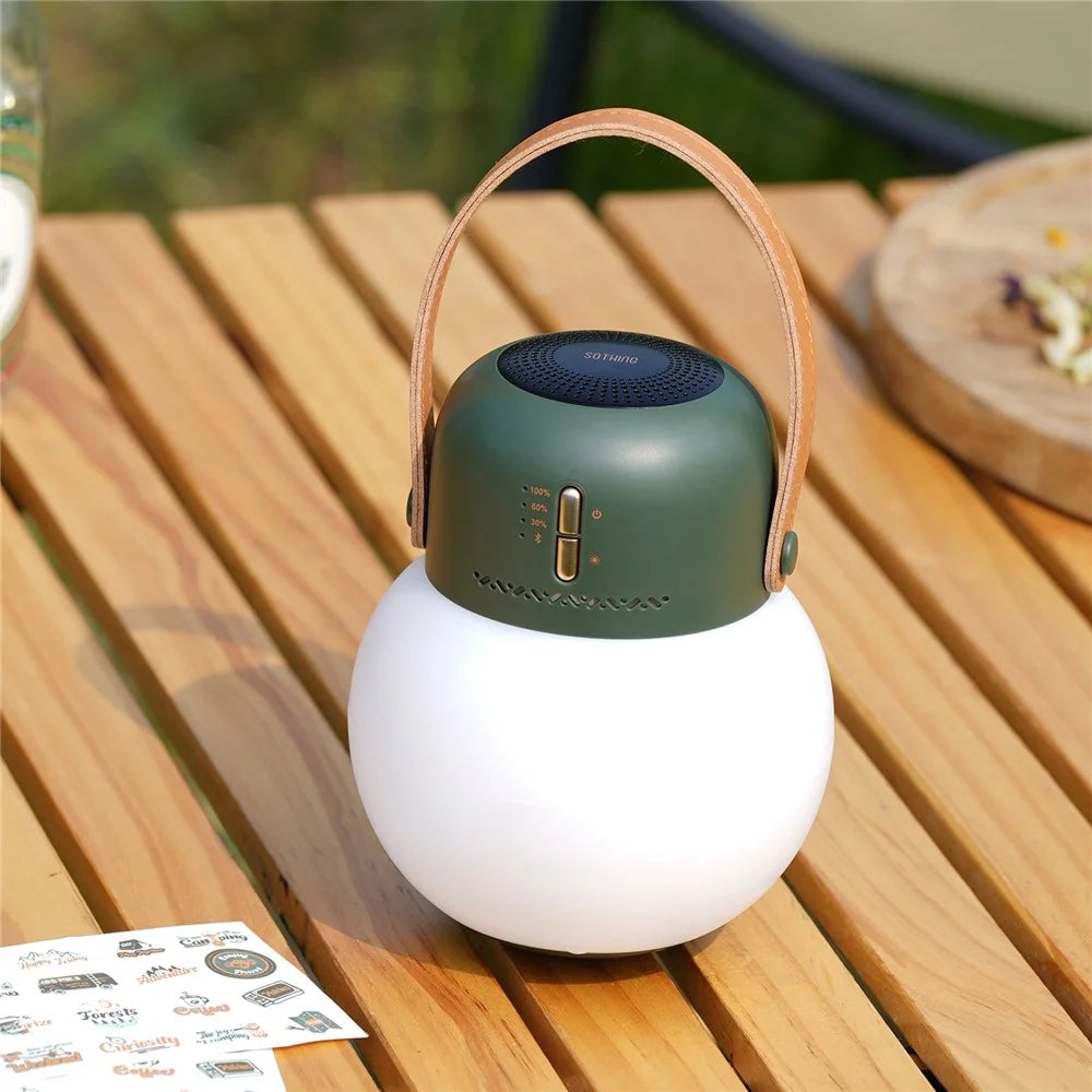 SOTHING Rechargeable Bluetooth-compatible Speaker 3D Stereo HiFi Sound Portable Wireless Speaker with Night Light - 7