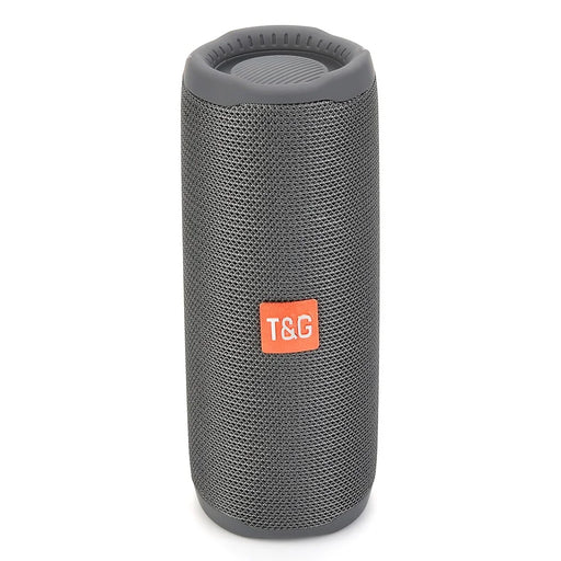 T&G TG365 Colorful LED Light Bluetooth-compatible Speaker Waterproof Wireless TWS Sound Subwoofer - Grey - 1