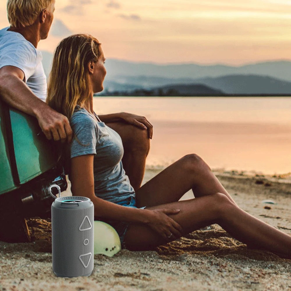 T&G TG656 RGB Light Portable Sound Column Bluetooth-compatible Speaker for Outdoor Sports - Grey - 5