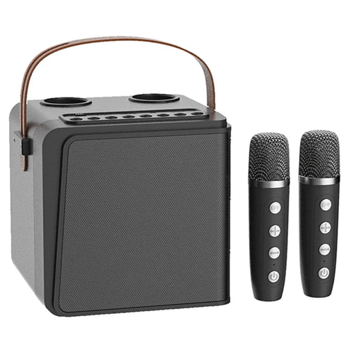 NEWRIXING NR8807 Bluetooth-compatible Speaker Wireless Music Player with Dual TWS Handheld Noise Reduction Microphone - Black - 1