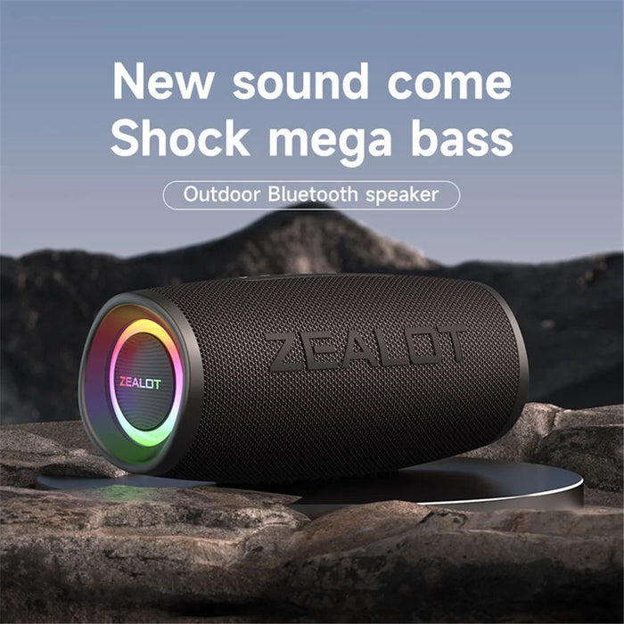ZEALOT S56 40W Outdoor Bluetooth-Compatible Speaker IP67 Waterproof Bass Audio Subwoofer Wireless Speaker - 3