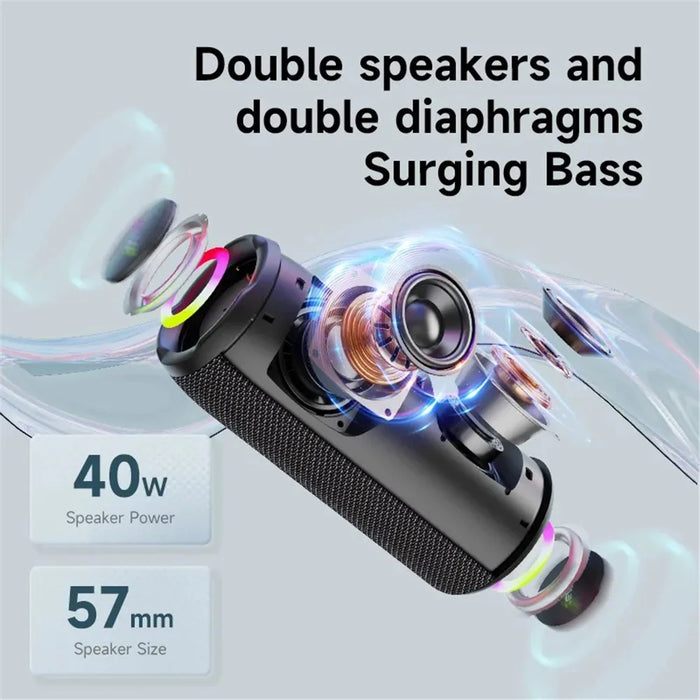 ZEALOT S49PRO Stereo Sound Portable Bluetooth-compatible Speaker 20W IPX6 Waterproof BT5.2 Loudspeaker - 3