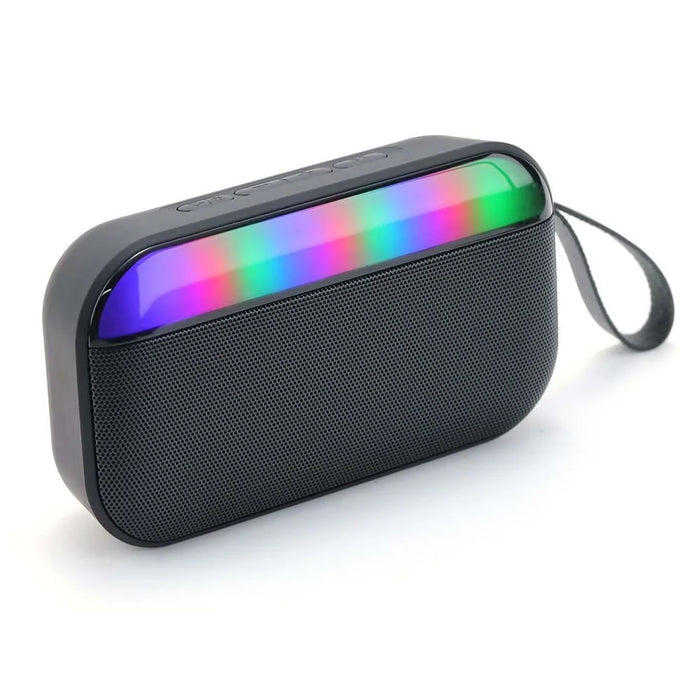 BS56 Bluetooth-compatible 5.0 TWS Wireless Speaker IPX7 Waterproof Portable Loudspeaker with Lanyard - Black - 1