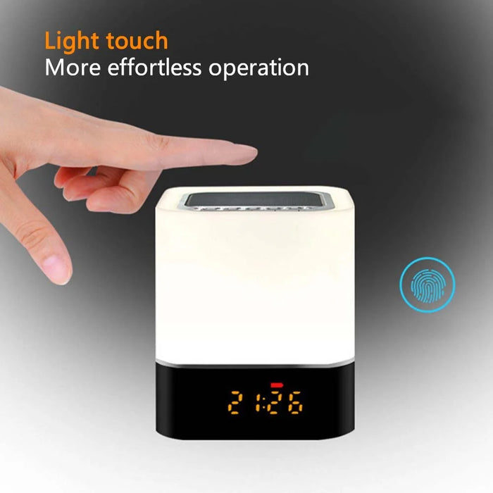 Bluetooth-compatible Audio Speaker HiFi Portable Mini Speaker Subwoofer Support Touch Control Lights / TF Card - 4
