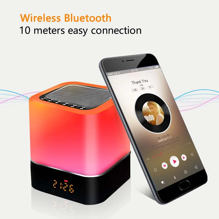 Bluetooth-compatible Audio Speaker HiFi Portable Mini Speaker Subwoofer Support Touch Control Lights / TF Card - 5