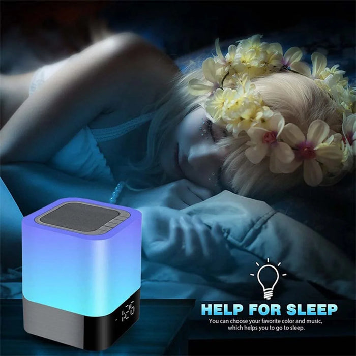 Bluetooth-compatible Audio Speaker HiFi Portable Mini Speaker Subwoofer Support Touch Control Lights / TF Card - 6