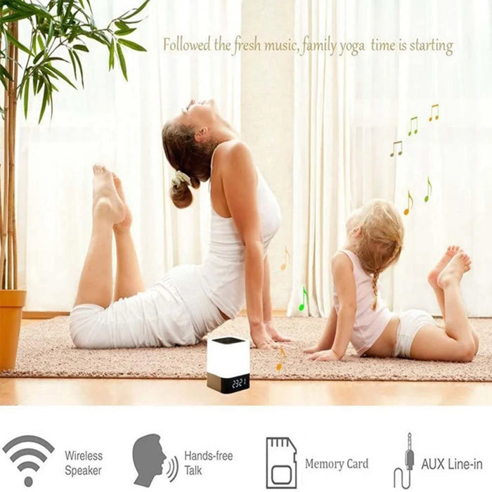 Bluetooth-compatible Audio Speaker HiFi Portable Mini Speaker Subwoofer Support Touch Control Lights / TF Card - 7