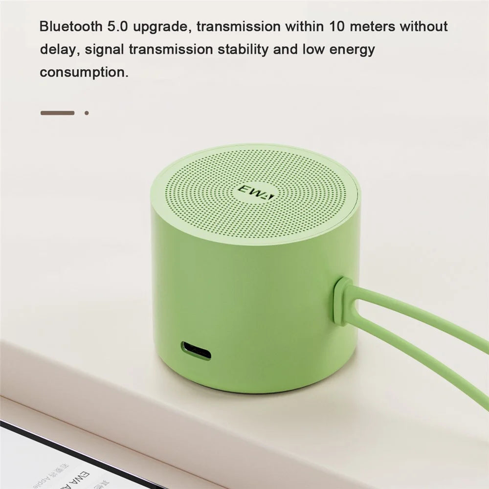 EWA A127 Bluetooth-compatible Speaker Outdoor Waterproof TWS Subwoofer Wireless Loudspeaker - Green - 5