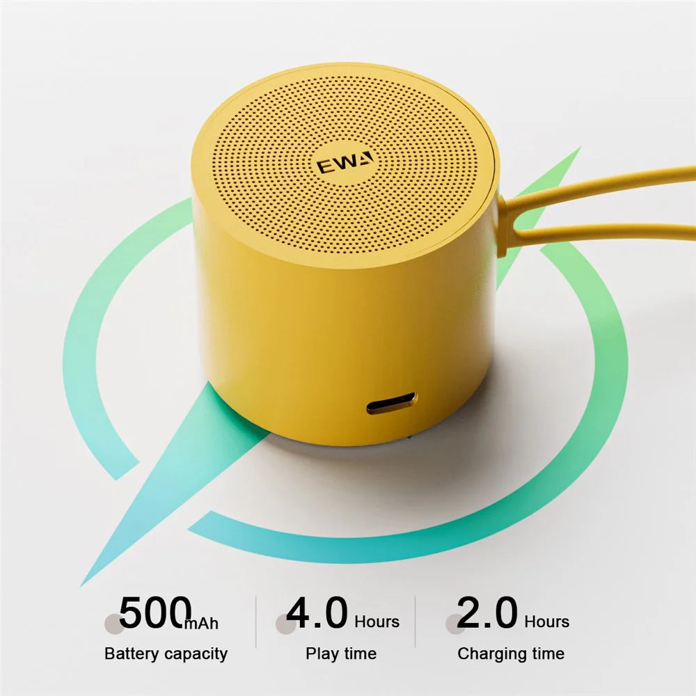 EWA A127 Bluetooth-compatible Speaker Outdoor Waterproof TWS Subwoofer Wireless Loudspeaker - Green - 6