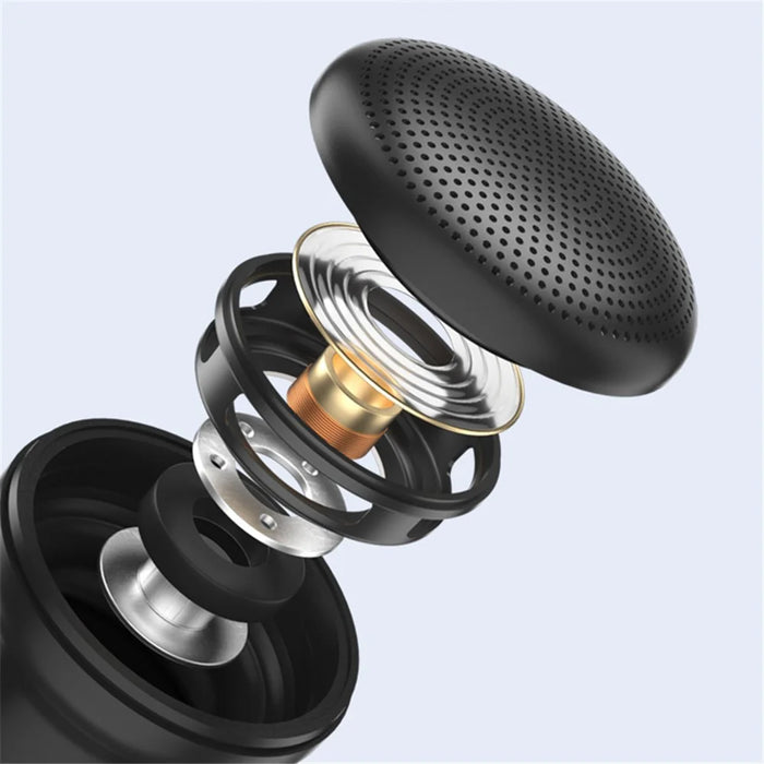 EWA A117 Mini Portable Magnetic Stand Wireless Speaker Subwoofer Metal Bluetooth-compatible Speaker - Black - 5