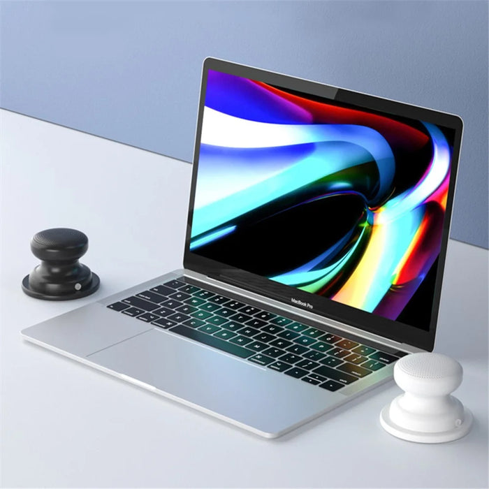 EWA A117 Mini Portable Magnetic Stand Wireless Speaker Subwoofer Metal Bluetooth-compatible Speaker - Black - 6