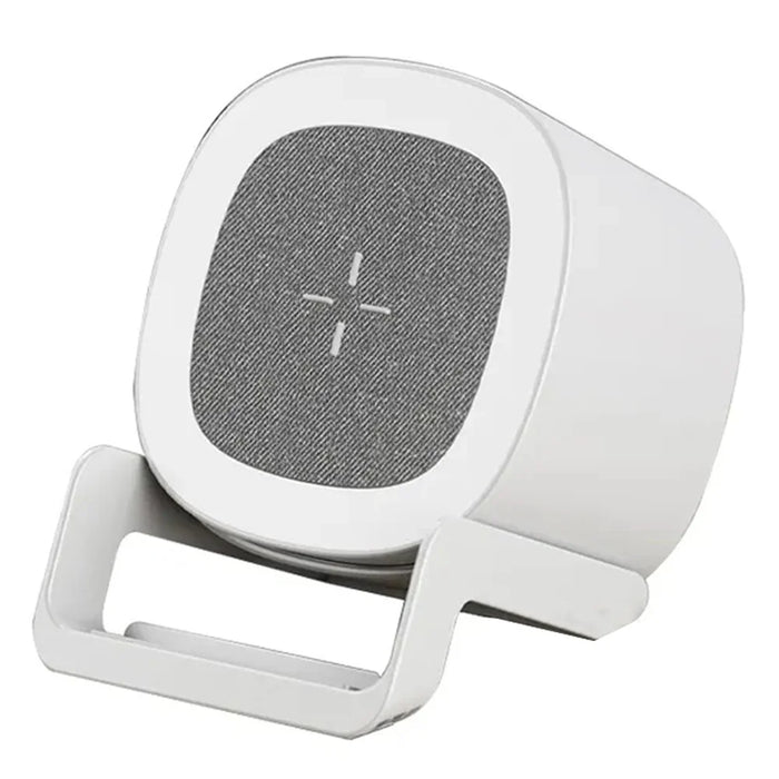 L28 4-in-1 15W Wireless Charger Bluetooth-compatible Speaker Phone Holder Stand with Night Light - White - 1