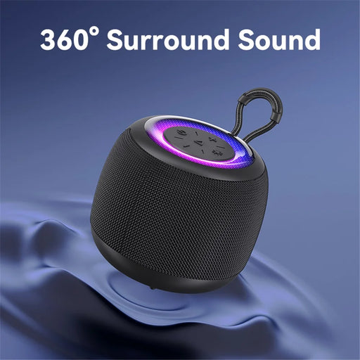 USAMS US-YX014 YIN Series Portable TWS Bluetooth-compatible Speaker Mini Wireless Subwoofer with Colorful Light - 2