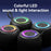 USAMS US-YX014 YIN Series Portable TWS Bluetooth-compatible Speaker Mini Wireless Subwoofer with Colorful Light - 4