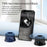 CQ-01 Wireless Bluetooth-compatible TWS Speaker Stereo Sound Magnetic Mini Subwoofer - Black - 4