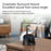 CQ-01 Wireless Bluetooth-compatible TWS Speaker Stereo Sound Magnetic Mini Subwoofer - Black - 6