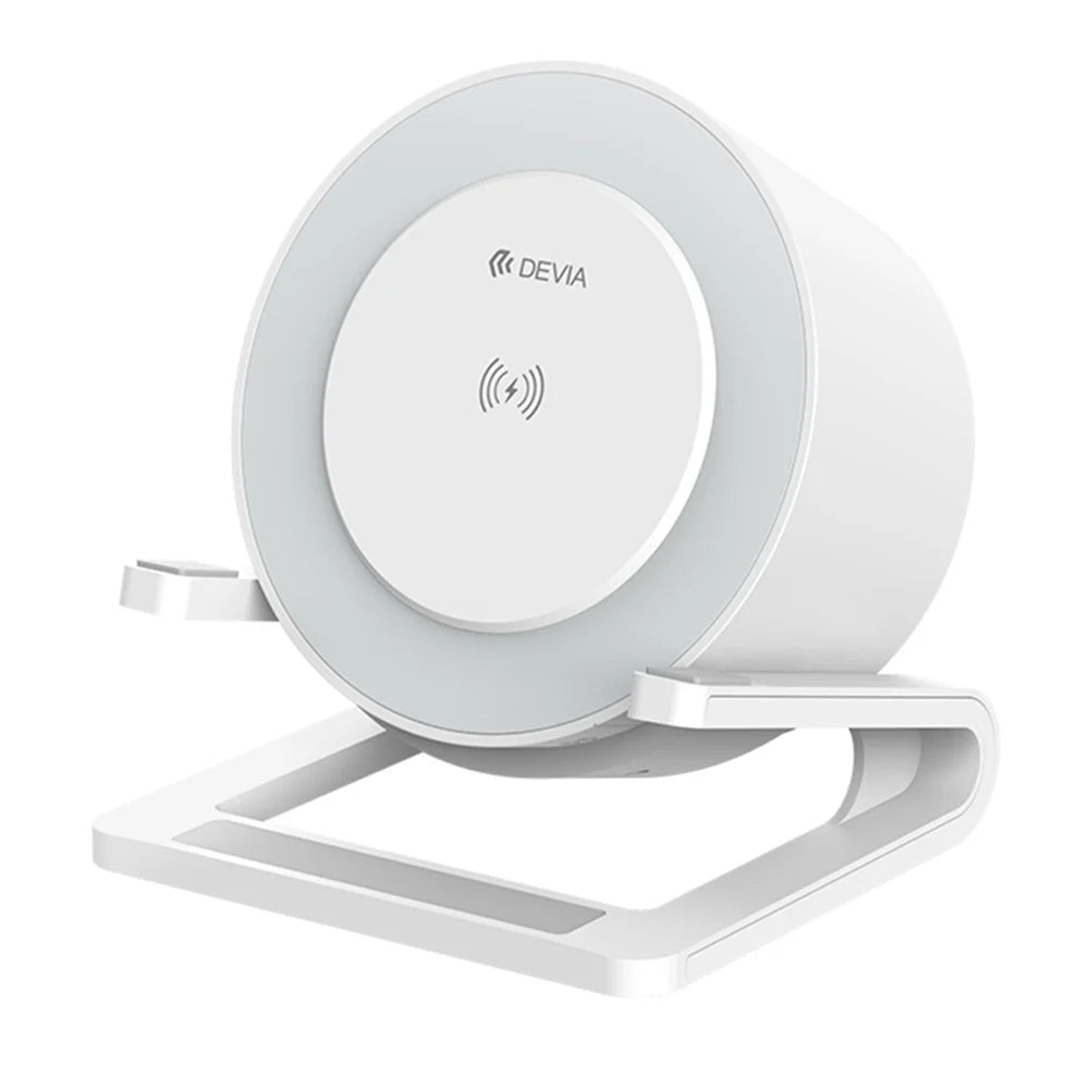 DEVIA Smart Series EM054 15W Wireless Charging Desktop Speaker Night Light Phone Stand Holder (I-M3) - 1