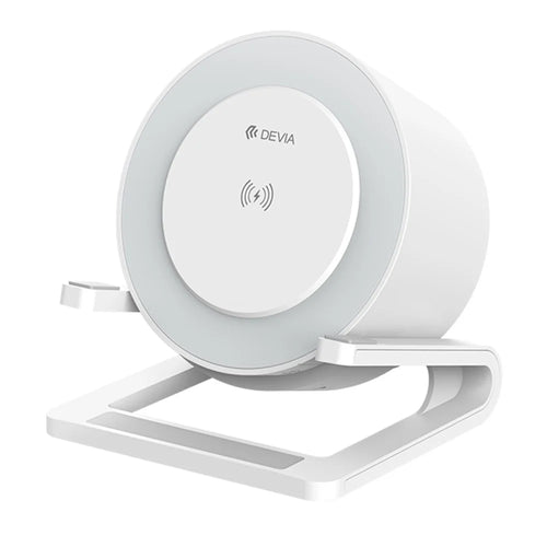 DEVIA Smart Series EM054 15W Wireless Charging Desktop Speaker Night Light Phone Stand Holder (I-M3) - 1