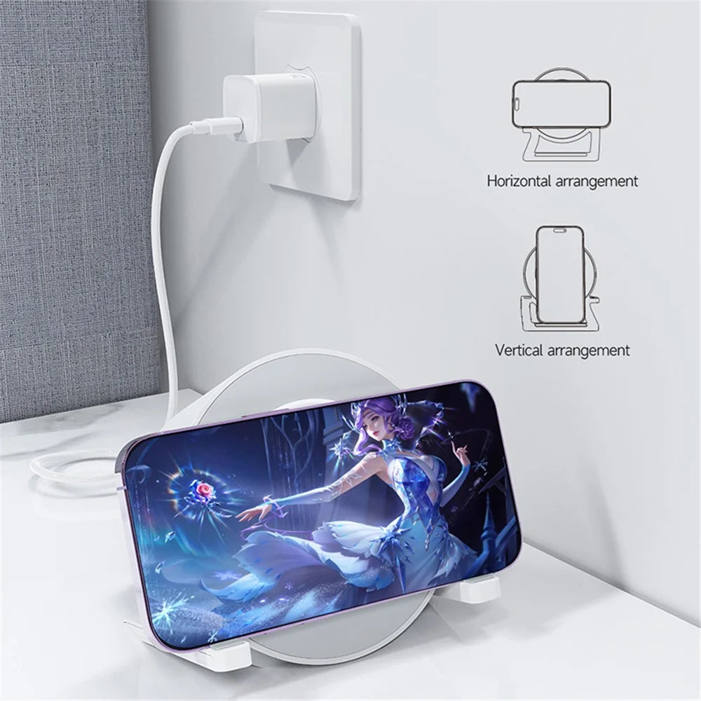 DEVIA Smart Series EM054 15W Wireless Charging Desktop Speaker Night Light Phone Stand Holder (I-M3) - 2
