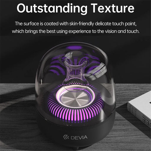 DEVIA Smart Series EM046 Crystal Bluetooth-compatible Speaker RGB Light HiFi Sound Wireless Music Subwoofer (I-M2) - 2