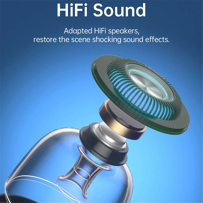 DEVIA Smart Series EM046 Crystal Bluetooth-compatible Speaker RGB Light HiFi Sound Wireless Music Subwoofer (I-M2) - 4