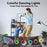 K29 Bluetooth-compatible Speaker Portable Home Karaoke Machine with 2 Wireless Microphones Set - Blue - 2