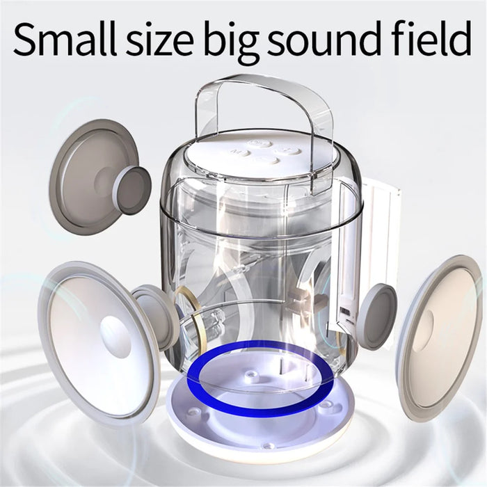 Y2 Home Karaoke Machine Bluetooth-compatible Speaker Supports 3.5mm AUX and TF Card Playback with 1 Microphone - Black - 3