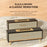 ONEDER D8 Vintage Bluetooth-compatible Speaker with TF / USB / FM, Wood Grain Wireless Speaker - Brown - 2