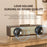 ONEDER D8 Vintage Bluetooth-compatible Speaker with TF / USB / FM, Wood Grain Wireless Speaker - Brown - 4