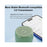 EWA A126 Metal Case Bluetooth-compatible 5.0 Portable Speaker with Bass Radiator - Green - 2