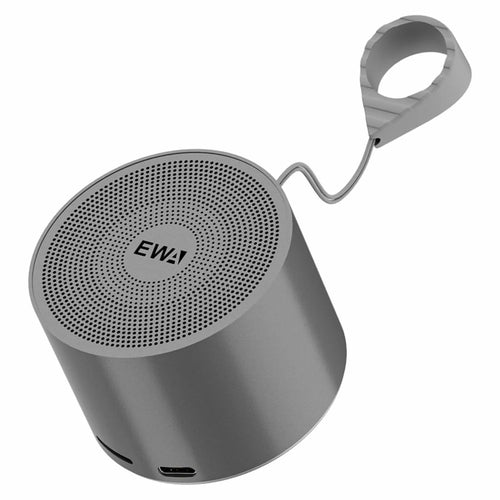 EWA A129 Bass Radiator Portable TWS Bluetooth-compatible Speaker with Carrying Strap - Grey - 1