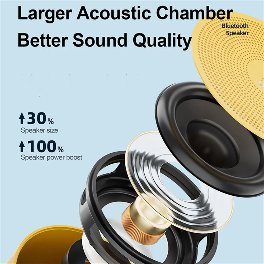 EWA A129 Bass Radiator Portable TWS Bluetooth-compatible Speaker with Carrying Strap - Grey - 4