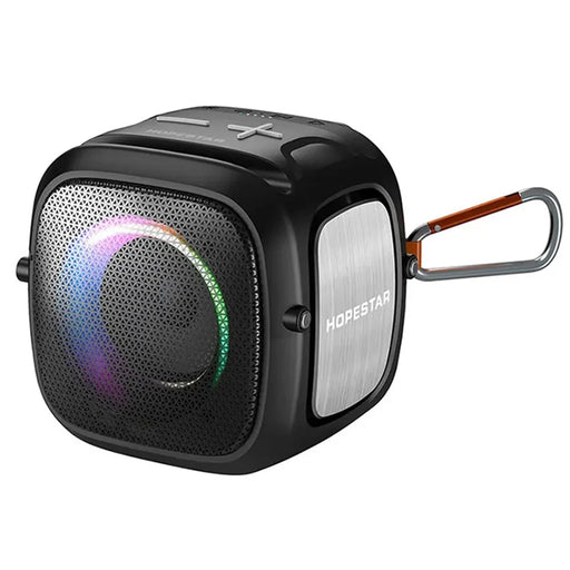 HOPESTAR Partyone Mini Wireless Speaker Waterproof TWS Speaker with Colorful Lights - Black - 1