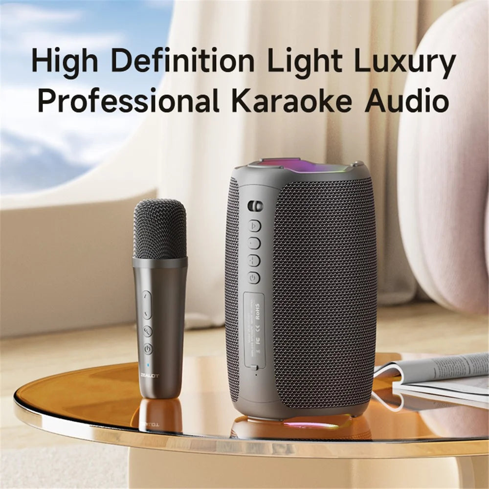 ZEALOT S61 Bluetooth-compatible Speaker Waterproof Outdoor Bass Sound Loudspeaker with 2 Mic - 4