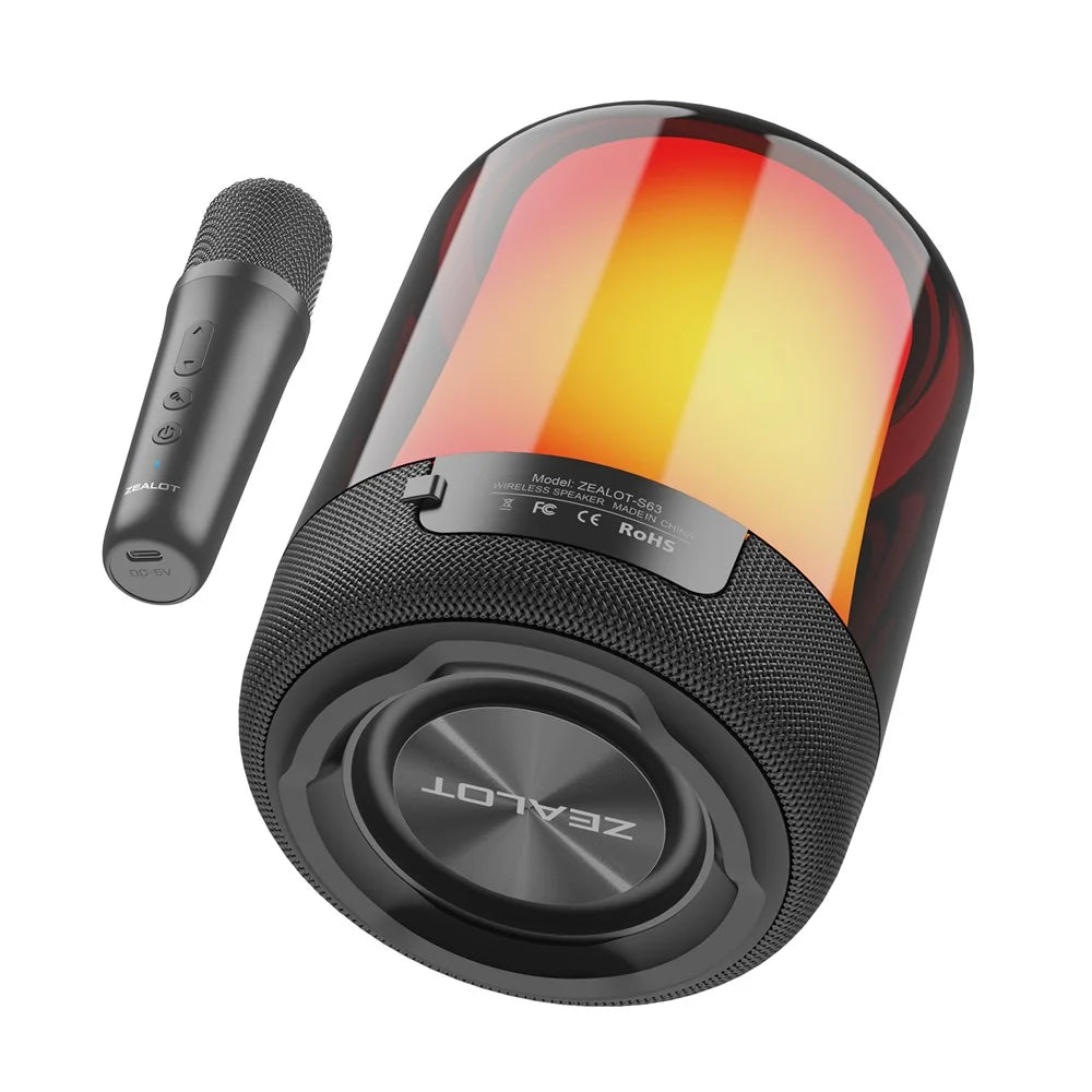 ZEALOT S66M RGB Light Bluetooth-compatible 5.2 Wireless Speaker with 2 Microphones - 2