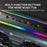NR8806 Outdoor Waterproof Wireless Bluetooth-compatible Speaker RGB Light Rhythm Subwoofer - Blue - 5