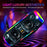 NR8806 Outdoor Bluetooth-compatible Speaker RGB Light Karaoke Soundbox with 2 Microphone - Blue - 6