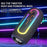 FLIP6MAX Portable Bluetooth-compatible Speaker FM Radio Wireless Music Subwoofer Support TF / U-disk - Black - 6