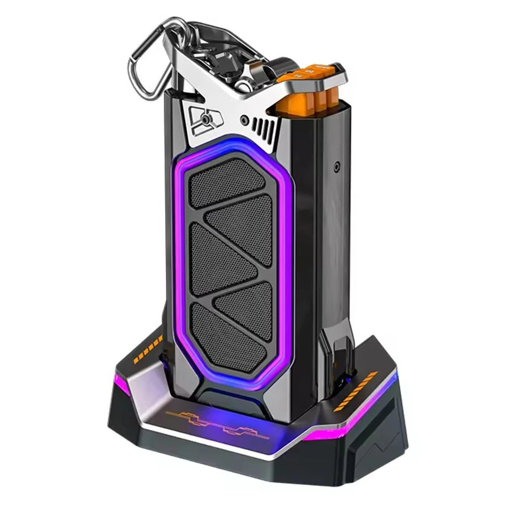 GQ18 Cool Mecha Style RGB Light Portable Bluetooth-compatible Speaker Wireless Music Subwoofer - 1