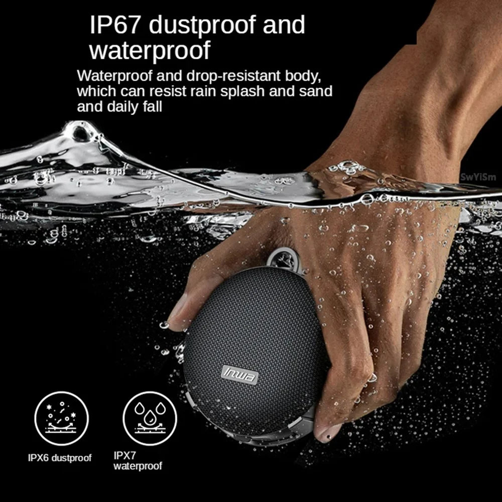 INWA MZ-500 Portable TWS Bluetooth-compatible Speaker Wireless Outdoor Cycling Waterproof Loudspeaker - 7