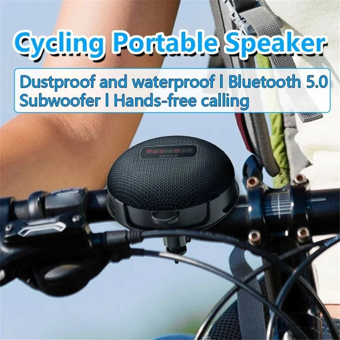 INWA MZ-508 Outdoor Cycling Bluetooth-compatible Speaker Digital Display Portable Waterproof Loudspeaker - 2