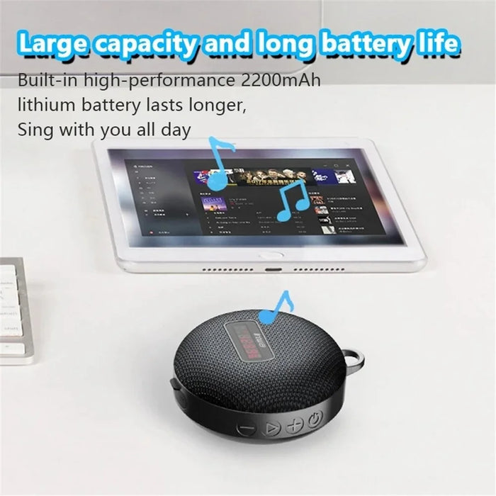 INWA MZ-508 Outdoor Cycling Bluetooth-compatible Speaker Digital Display Portable Waterproof Loudspeaker - 5
