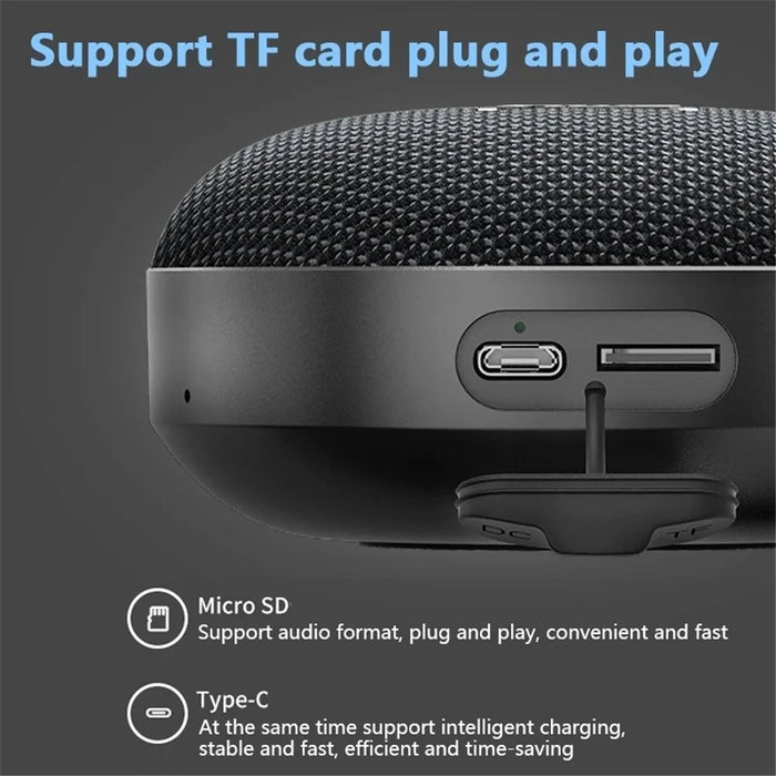 INWA MZ-508 Outdoor Cycling Bluetooth-compatible Speaker Digital Display Portable Waterproof Loudspeaker - 6