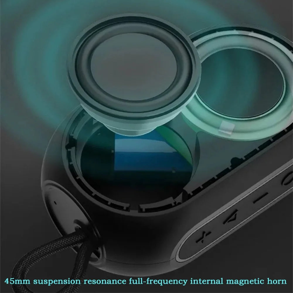 INWA MZ-507 Portable Bluetooth-compatible Speaker Waterproof Wireless Music Subwoofer Support TF Card - 4