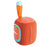 HOPESTAR P66 5W Outdoor Wireless Bluetooth-compatible Speaker Portable Subwoofer with Carrying Rope - Orange - 1